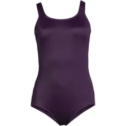 Lands' End Women's Mastectomy Chlorine Resistant Tugless One Piece Swimsuit Soft Cup -Clothing store GUEST db78395a 7fae 4c50 8890 5cc6eeb27019