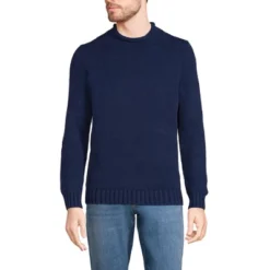 Lands' End Men's Cotton Drifter Rollneck Sweater -Clothing store GUEST dbca1ada 900e 4e53 b09e 1a192f9c3f0c