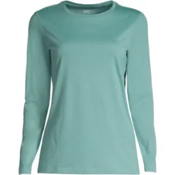 Lands' End Women's Tall Relaxed Supima Cotton Long Sleeve Crewneck T-Shirt -Clothing store GUEST dc000a0d c0bc 4f20 99fc 671ee861c936 1