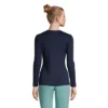 Lands' End Women's Tall All Cotton Long Sleeve Crewneck T-Shirt