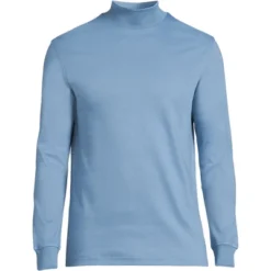 Lands' End Men's Super Soft Supima Mock Turtleneck -Clothing store GUEST decb9331 6a36 4731 b9b8 a322f7483f94