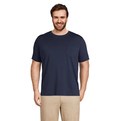 Lands' End Men's Short Sleeve Supima Tee With Pocket 5 Lands' End Men's Short Sleeve Supima Tee With Pocket - Image 5