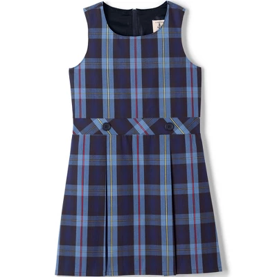 Lands' End Girls Uniform Plaid Jumper 3 Lands' End Girls Uniform Plaid Jumper - Image 3