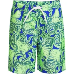 Lands' End Boys Slim Printed Volley Swim Trunks -Clothing store GUEST e0c24cdb e088 4747 977a 3faebc54f736