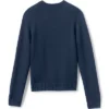 Lands' End School Uniform Kids Cotton Modal V-neck Sweater