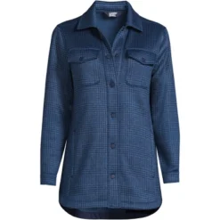 Lands' End Women's Sweater Fleece Long Shirt Jacket Shacket -Clothing store GUEST e238513c e1d7 4880 a0e8 5eeea46d24d7