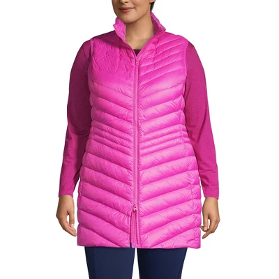 Lands' End Women's Ultralight Packable Down Vest 4 Lands' End Women's Ultralight Packable Down Vest - Image 4