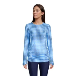 Lands' End Draper James X Lands' End Women's Adjustable Long Sleeve Swim Tunic Rash Guard 5 Lands' End Draper James X Lands' End Women's Adjustable Long Sleeve Swim Tunic Rash Guard -Clothing store GUEST e455f5de 15f2 44e8 9102 22e52df18b43