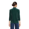 Lands' End Women's 3/4 Sleeve Velvet Top