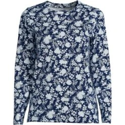 Lands' End Women's Tall Relaxed Supima Cotton Long Sleeve Crewneck T-Shirt -Clothing store GUEST e5dfb4d4 0e23 46ed 828e 9bc8c0da2b09