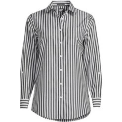 Lands' End Women's Wrinkle Free No Iron Roll Sleeve Boyfriend Tunic Top -Clothing store GUEST e5eeb109 1094 4ac1 ab7a fa040a1a4df2