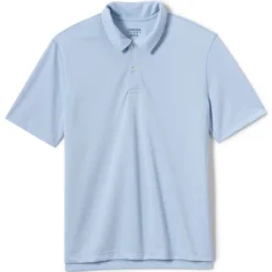 Lands' End Men's Short Sleeve Poly Pique Polo Shirt -Clothing store GUEST e66f8f24 1a8d 4011 ac8f d44fc669b939