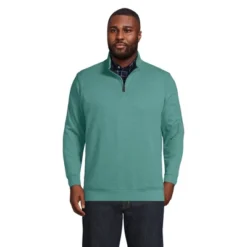 Lands' End Men's Bedford Rib Quarter Zip Sweater -Clothing store GUEST e740291a d609 4db2 9c7c fc3202172126
