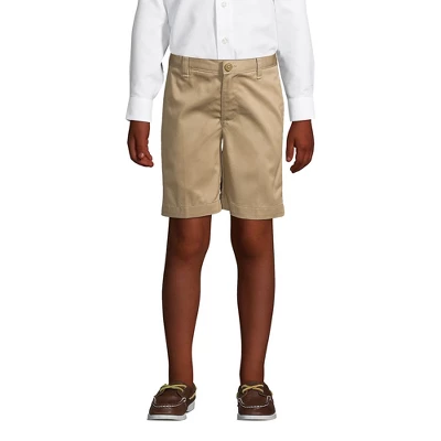 Lands' End Boys Plain Front Blend Chino Shorts 2 Lands' End Boys Plain Front Blend Chino Shorts - Image 2