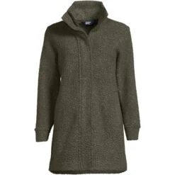 Lands' End Women's Boucle Fleece Coat -Clothing store GUEST e891475c 277b 479e 983a 3fcc6a9b2c70