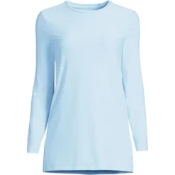 Lands' End Women's Long Sleeve Performance Crew Neck Tunic -Clothing store GUEST e8a6cff3 21bb 4c4d 99cb 2d0b59b9279e
