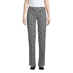 Lands' End Women's Tall Starfish Mid Rise Straight Leg Elastic Waist Pull On Pants -Clothing store GUEST e8bfc77f 3f73 4c1f af82 62de6b9ce528