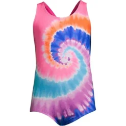 Lands' End Girls Racerback One Piece Swimsuit -Clothing store GUEST eabc511f 5ea9 4e24 bc34 e5c38db34903