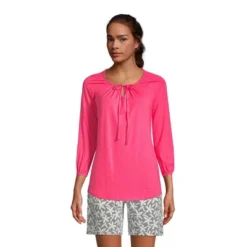 Lands' End Women's 3/4 Sleeve Peasant Tunic -Clothing store GUEST eacc4e54 13a4 464f 9378 35252466fd60