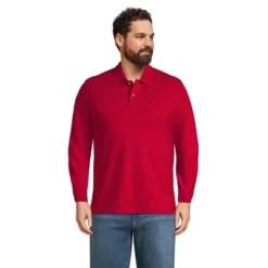 Lands' End Men's Comfort First Long Sleeve Solid Mesh Polo -Clothing store GUEST eae4c4cd 8078 4988 a7df 7eaa299a1932