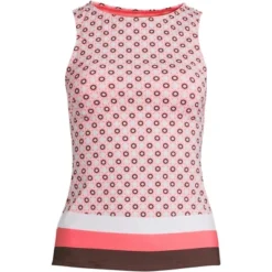 Lands' End Women's Long Chlorine Resistant High Neck UPF 50 Sun Protection Modest Tankini Swimsuit Top -Clothing store GUEST ec0a1058 3781 4f36 bc8e 7f146d742e41