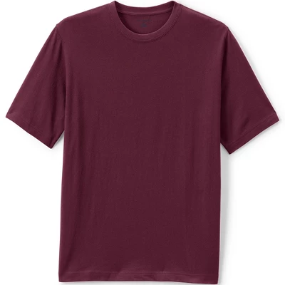 Lands' End School Uniform Men's Short Sleeve Essential T-shirt 4 Lands' End School Uniform Men's Short Sleeve Essential T-shirt - Image 4