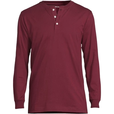 Lands' End Men's Super-T Long Sleeve Henley Shirt 7 Lands' End Men's Super-T Long Sleeve Henley Shirt - Image 7