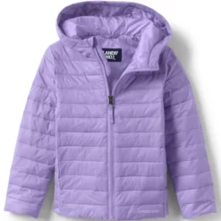 Lands' End Kids ThermoPlume Packable Hooded Jacket -Clothing store GUEST f02117a4 313e 4dac a7a4 57844e732470