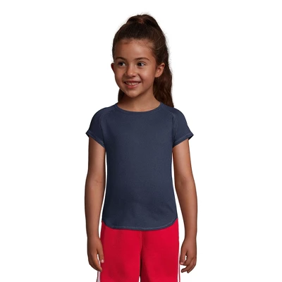 Lands' End School Uniform Girls Short Sleeve Active Gym T-shirt 2 Lands' End School Uniform Girls Short Sleeve Active Gym T-shirt - Image 2