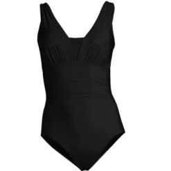Lands' End Women's SlenderSuit Grecian Tummy Control Chlorine Resistant One Piece Swimsuit -Clothing store GUEST f2393c93 8d41 4da8 86d5 716822fccebe