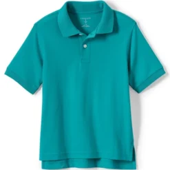 Lands' End School Uniform Kids Short Sleeve Interlock Polo Shirt -Clothing store GUEST f2867be5 92c2 43e3 9faa f73b2030fb13
