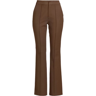 Lands' End Women's High Rise Bi Stretch Pintuck Boot Cut Pants 5 Lands' End Women's High Rise Bi Stretch Pintuck Boot Cut Pants - Image 5