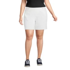 Lands' End Women's Starfish Mid Rise Pull On 7" Knit Denim Jean Shorts 7 Lands' End Women's Starfish Mid Rise Pull On 7" Knit Denim Jean Shorts -Clothing store GUEST f3120d40 d4dc 4ad2 8bfc 411187320972