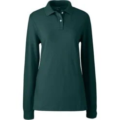 School Uniform Young Women's Long Sleeve Mesh Polo Shirt -Clothing store GUEST f3131ec1 d109 4e7b b427 8389a1f626bd
