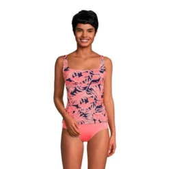 Lands' End Women's Mastectomy Chlorine Resistant Square Neck Tankini Top Swimsuit Adjustable Straps -Clothing store GUEST f400d9ce f2e1 4464 88c3 196fb1113b96