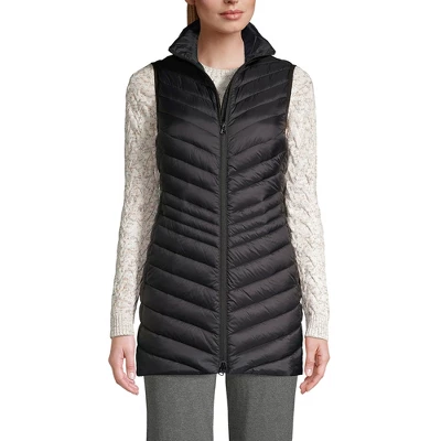 Lands' End Women's Ultralight Packable Down Vest 1 Lands' End Women's Ultralight Packable Down Vest