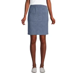 Lands' End Women's Mid Rise Elastic Waist Pull On Knockabout Chino Skort -Clothing store GUEST f60cc3fc b028 42ea 99e9 8f8cbeec514e