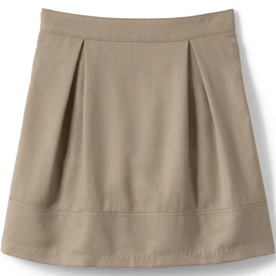 Lands' End Lands' End School Uniform Girls Solid Pleated Skort Top Of Knee 3 Lands' End Lands' End School Uniform Girls Solid Pleated Skort Top Of Knee - Image 3