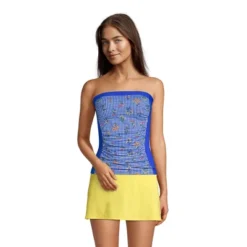 Lands' End Women's Strapless Bandeau Tankini Top Swimsuit With Removable And Adjustable Straps -Clothing store GUEST f89b7a15 441b 4811 b146 cd72ec5d1c7f