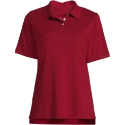 Lands' End School Uniform Women's Short Sleeve Interlock Polo Shirt -Clothing store GUEST f915f530 5217 41ae b8e9 c31dc710fb1a