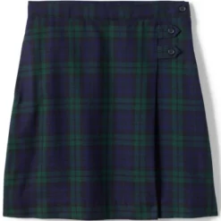 Lands' End School Uniform Girls Slim Plaid A-line Skirt Below The Knee -Clothing store GUEST f92a7c24 5ba9 496c afe1 c09305490318