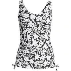 Lands' End Women's Chlorine Resistant Adjustable V-neck Underwire Tankini Swimsuit Top Adjustable Straps -Clothing store GUEST fa0bc2eb 38e5 44b7 8c2c addddaee5a04