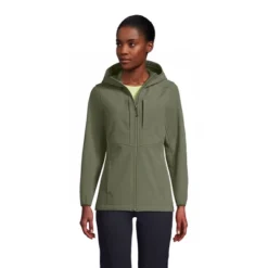 Lands' End Women's Stretch Softshell Fleece Jacket -Clothing store GUEST fb4e10cd 0f7e 4088 ab14 677bbb480be3