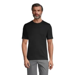 Lands' End School Uniform Men's Short Sleeve Essential T-shirt