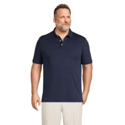 Lands' End Men's Short Sleeve Super Soft Supima Polo Shirt -Clothing store GUEST ffbf20c0 28f2 4080 84cb 6543aef71bf9