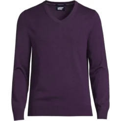 Lands' End Men's Classic Fit Fine Gauge Supima Cotton V-neck Sweater 27 Lands' End Men's Classic Fit Fine Gauge Supima Cotton V-neck Sweater -Clothing store GUEST ffd6bbea bf50 4778 8722 b08ae3a3baa3